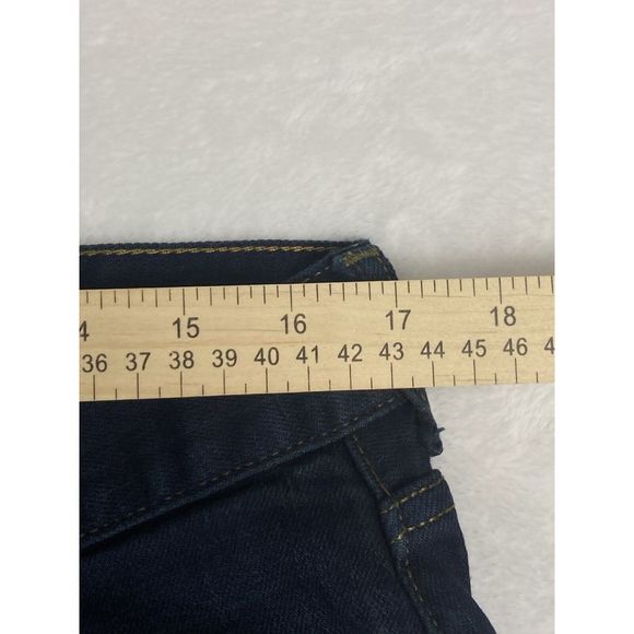 Levi's 538 Straight Denim Jeans Mens‎ Blue Dark Wash Size 34x32 (34x29 Measured) - Picture 6 of 16